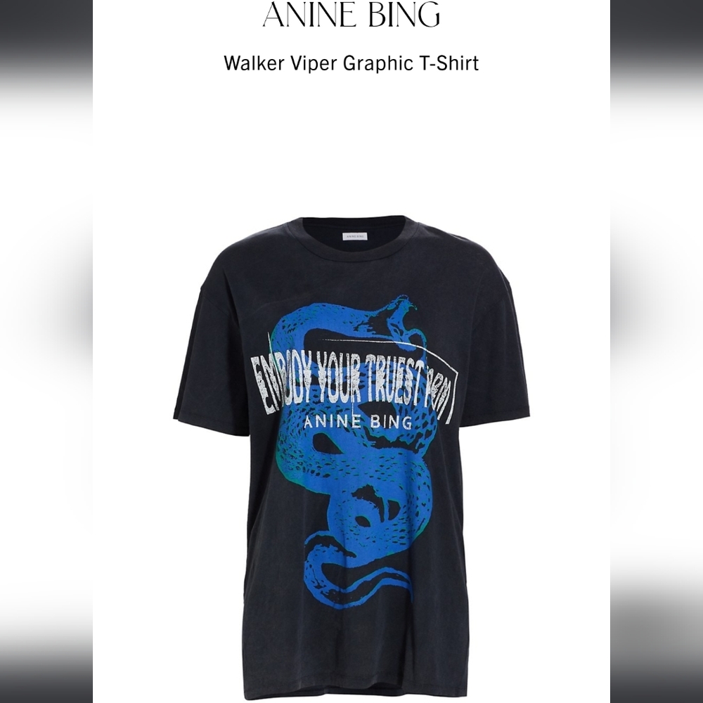 Brand new Anine Bing viper tshirt